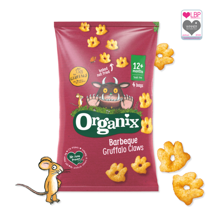 Σνακ Πατουσίτσες 'Barbeque Gruffalo' +12μ (4x15γρ) 