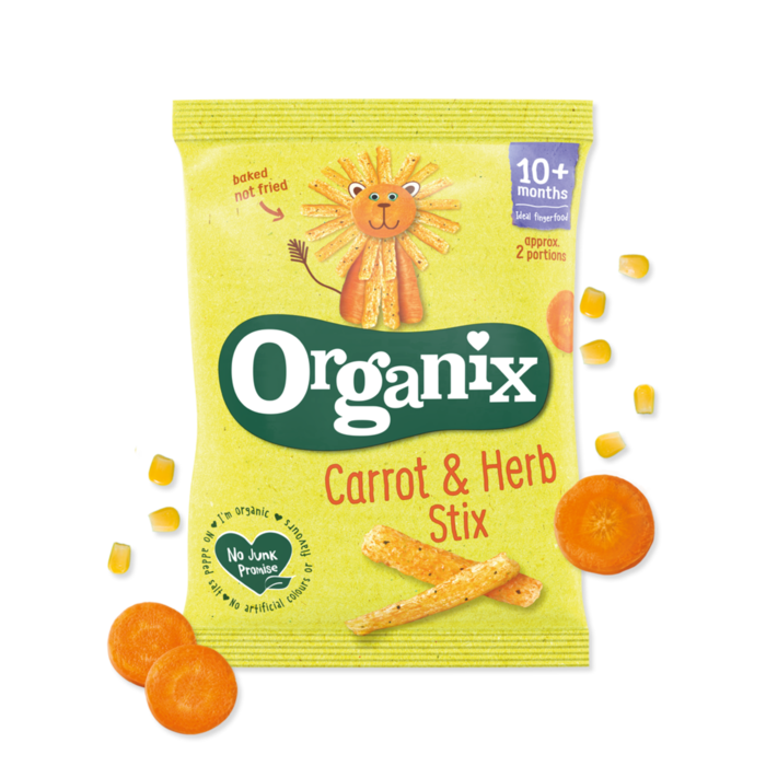 Σνακ Καλαμποκιού με καρότο & μυρωδικά (4x15g)