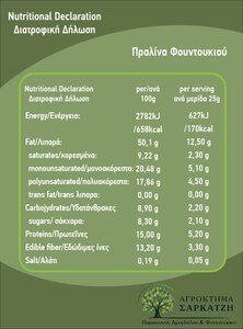 Πραλίνα Φουντουκιού Αγρόκτημα Σαρκατζή 250g Φωτογραφία 2